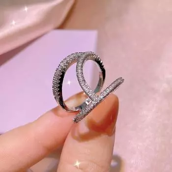 Кольцо из 100% стерлингового серебра 925 пробы с настоящим бриллиантом для женщин, ювелирные изделия из серебра 925 пробы с натуральным бриллиантом, драгоценный камень, кольца Bizuteria 6 серебряный