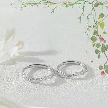 Кольцо из чистого серебра 999 пробы для мужчин и женщин, простое модное универсальное кольцо, ювелирное украшение на руку Opening is adjustable