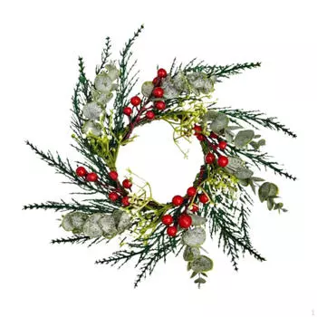 Кольцо из искусственной свечи для украшения стола и домашнего декора Faux Pine Cypress