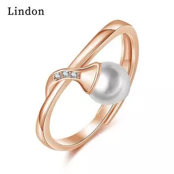 Кольцо из медного сплава Lindon, женские ювелирные изделия, свадебный подарок, вечеринка