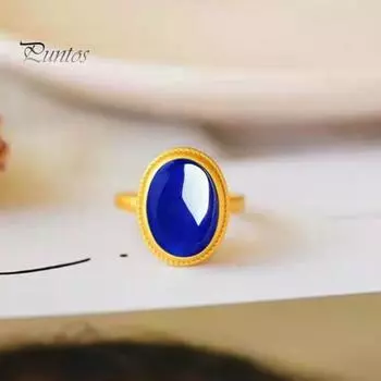 Кольцо из натурального камня в этническом стиле, регулируемые кольца для пальцев, овальные украшения из драгоценных камней для женщин, подарок на годовщину, день рождения, свадьбу красный