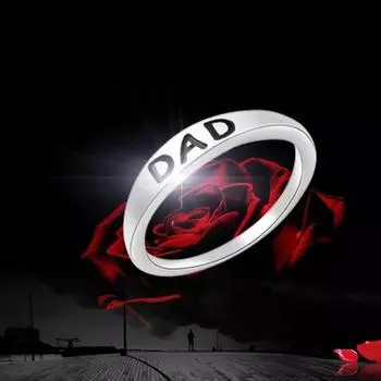 Кольцо из нержавеющей стали с титановым ободом, кольцо для папы, лучшие подарки для папы 8