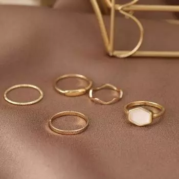Кольцо из пяти частей, индивидуальное кольцо из трех частей, холодный ветер, кольцо в стиле панк, модный нейтральный тренд