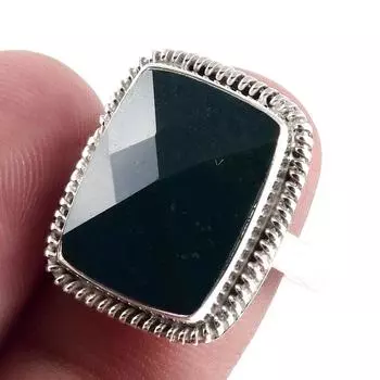 Кольцо из серебра 925 пробы с натуральным драгоценным камнем-кровавым камнем S.8 d6u25