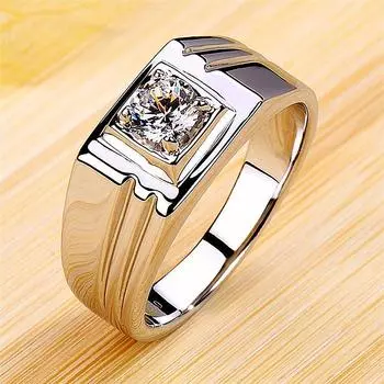 Кольцо открытое мужское кольцо бога свадебное мужское кольцо модное оригинальное кольцо кольцо с бриллиантом ювелирные аксессуары мужское кольцо с имитацией бриллианта кольцо one size