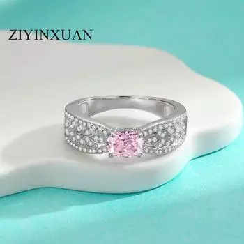 Кольцо из серебра S925 пробы, новое кольцо из стерлингового серебра S925 пробы с бриллиантами цвета муассанита, модное, темпераментное, универсальное, украшение для рук, полное бриллиантовое кольцо 5