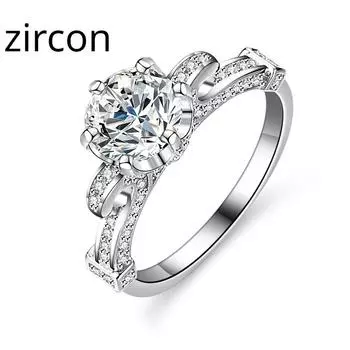 Кольцо из стерлингового серебра 925 пробы с муассанитом, женское кольцо с шестью когтями, классическое обручальное кольцо Guardian, предложение, кольцо с бриллиантом, подарок для подруги 10