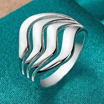 Кольцо из стерлингового серебра 925 пробы 6, 7, 8, 9, 10, модные очаровательные ювелирные изделия 8
