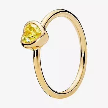 Кольцо из стерлингового серебра 925 пробы с блестящим сердцем, золотое кольцо с кристаллами для женщин, подарок на свадьбу, модные украшения 6