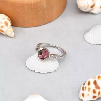 Кольцо из стерлингового серебра 925 пробы с натуральным битурмалином и драгоценным камнем 3,75 пробы, подарочное кольцо из США 3.75 US