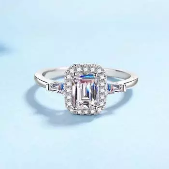 Кольцо из стерлингового серебра 925 пробы с муассанитом, женское позолоченное кольцо pt950, светлое, роскошное, индивидуальное обручальное кольцо 8