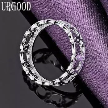 Кольцо из стерлингового серебра 925 пробы с медведем, модные украшения 7#