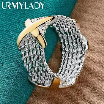 Кольцо из стерлингового серебра 925 пробы с крестом 7, 8, 9, 10 для женщин, модные очаровательные ювелирные изделия для свадебной вечеринки 7