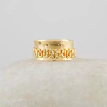 Кольцо из стерлингового серебра 925 пробы, кольцо-спиннер, кольцо в богемном стиле, кольцо унисекс, кольцо ручной работы, модные украшения, золотое кольцо 6