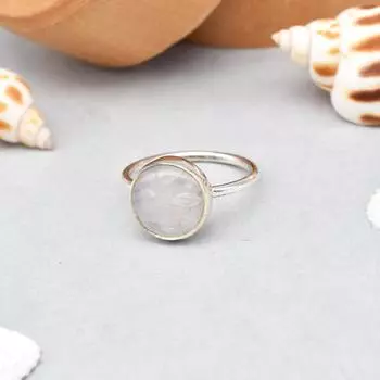 Кольцо из стерлингового серебра 925 пробы с мужским лицом, радужным лунным камнем, размер 7, подарок США 70 US