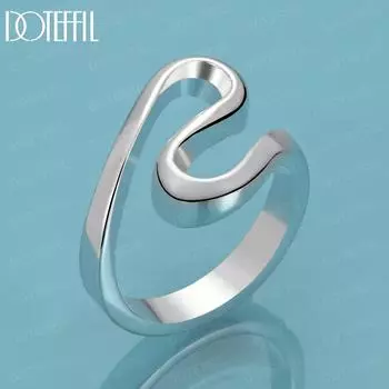 Кольцо из стерлингового серебра 925 пробы, модное, изысканное, свадебное украшение 7#