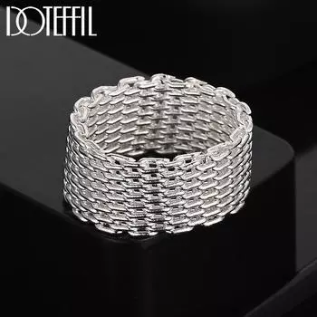 Кольцо из стерлингового серебра 925 пробы, модное, очаровательное, свадебное украшение 7#