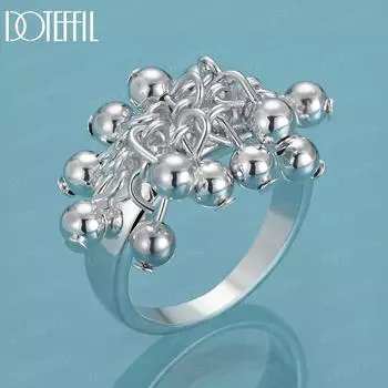 Кольцо из стерлингового серебра 925 пробы, изысканное свадебное украшение 6#