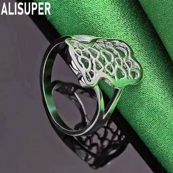 Кольцо из стерлингового серебра 925 пробы с модным узором, модное украшение для свадьбы 7#