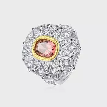 Кольцо из стерлингового серебра S925 в стиле ретро-суда, золотое, женское, тяжелая промышленность, модный дизайн, высокое чувство, указательный палец