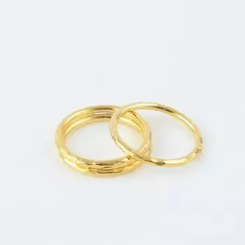 Кольцо из желтого золота из стерлингового серебра 925 пробы, штабелируемое кольцо, дизайнерское кольцо, серебряные украшения, подарок на годовщину, подарок для нее 5