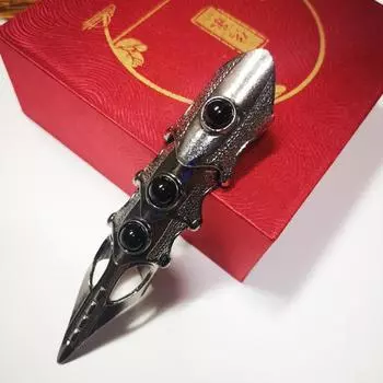 Кольцо-кольцо ювелирное модное кольцо панк-животное рок-кольцо с жемчугом One size