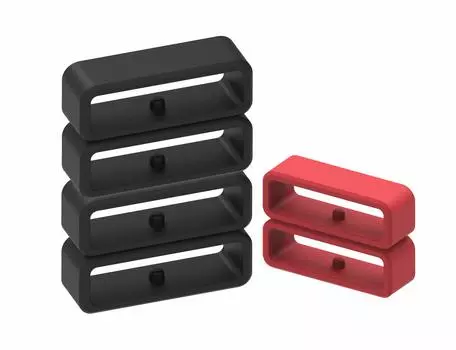Кольцо крепления ECSEM для браслета Garmin Forerunner 935, силиконовый соединитель, защитная петля, кольцо-держатель для сменного браслета Garmin Forerunner 935 (6 упаковок)