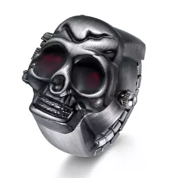 Кольцо Lancardo Skull and Crossbones Ring Free Ring Lid Cover Easy to Daily Life Anniversary Ring, Clock, Watch, Size, Watch, Included, Mens, Womens,