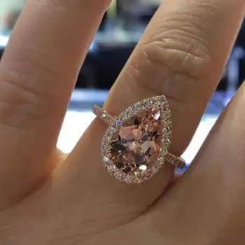 Кольцо Леди Подарок на День Рождения Шампанское Бурильщик 5