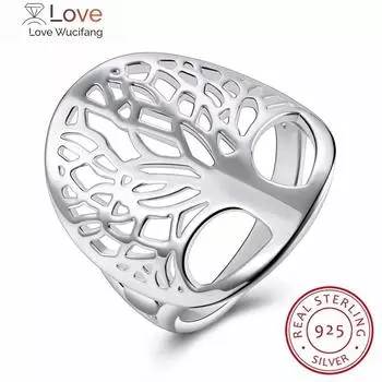 Кольцо Lekani «Древо жизни», классические аксессуары, кольца из стерлингового серебра 925 пробы, ювелирные изделия Anillos для женщин, новые подарки на день матери 8