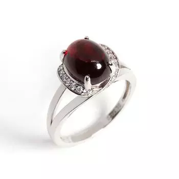 Кольцо Light Luxury с натуральным гранатом, камень, рожденный в январе. Серебряное кольцо 925 пробы. Ювелирные украшения для женщин. Подарки на годовщину, банкет и вечеринку. US RING SIZE:6# красный