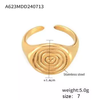 Кольцо Love Hammer из нержавеющей стали с покрытием из 18-каратного золота с ретро-дизайном, ювелирные изделия в стиле нишевого темперамента