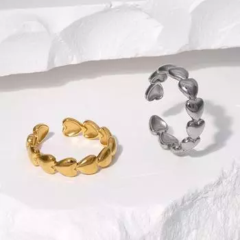 Кольцо Love из нержавеющей стали, модное модное кольцо для женщин