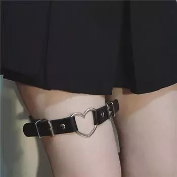 Кольцо Love Leg Ring Женская субкультура Y2K Цепочка на бедро Аксессуары Цепочка на тело Панк-воротник Ошейник Чокер Аксессуары для ног