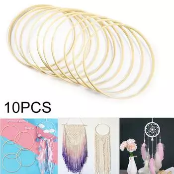 Кольцо «Ловец снов», круглый деревянный бамбуковый обруч, инструменты для вышивки «сделай сам», пяльцы для рукоделия