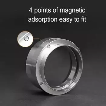 Кольцо-ловушка для кофе 51/53/58 мм, ручка для кофе, салфетка, дозирующее кольцо для порошка, противомусорное кольцо, улавливающее кольцо для кофемолки, дозирующая воронка