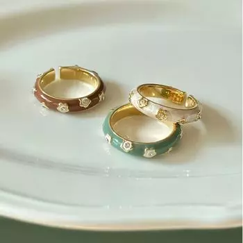 Кольцо-манжета с рисунком кролика, милые повседневные украшения, очаровательное кольцо на палец для девочек 07