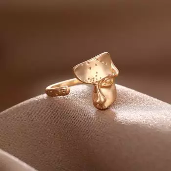 Кольцо-маска Niche, открытое универсальное индивидуальное кольцо-маска Opening adjustable золотой