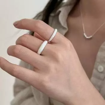 Кольцо матовое, регулируемое, открывающееся кольцо, сверкающее, мечтательное, звездное, неба, сплавное кольцо A