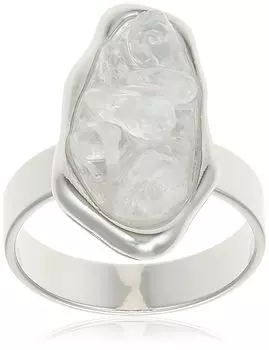 Кольцо Melting Clear Stone Ring 72210240242 Серебро [Samantha Vega] Женское