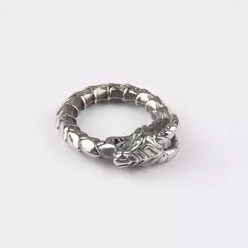 Кольцо мужское, кольца с мифическим драконом в стиле скандинавских викингов, персональные панк-ювелирные изделия из нержавеющей стали в готическом стиле 7