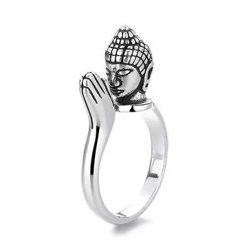 Кольцо Мужской Тайский Инь Властный Ретро Операция Креативное кольцо на палец