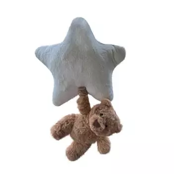 Кольцо Музыкальная Шкатулка Медведь Мягкая Игрушка Кукла Мягкая Кукла Мультфильм One Size коричневый