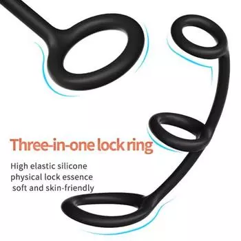 Кольцо на член, мягкий силиконовый тренажер для задержки эякуляции, эффективный мужской тренажер для фиксации спермы для влюбленных