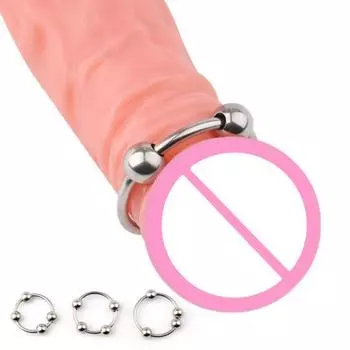 Кольцо на член продлевает время полового акта. Эргономичное кольцо из нержавеющей стали для задержки эякуляции для мужчин. A