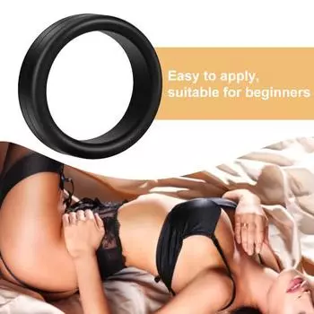 Кольцо на член, продлевающее время полового акта, гигиеническое силиконовое стопорное кольцо для задержки эякуляции для мужчин