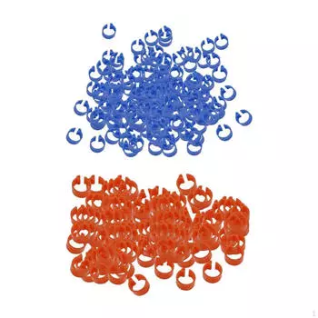 Кольцо на ногу гоночного голубя, 200 шт., пластиковый ремешок 8 мм, удобно носить