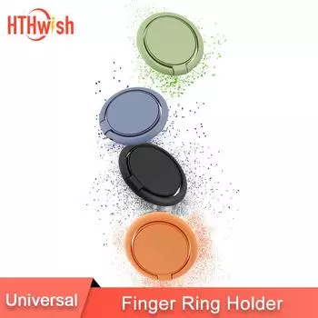 Кольцо на палец мобильного телефона, вращающийся на 360 градусов держатель-подставка для смартфона для Iphone 13 12 11 Pro Max, кронштейн для планшета iPad, автомобильное крепление серый