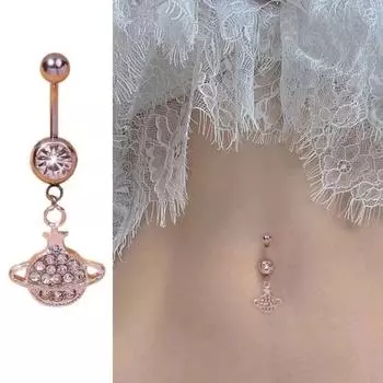 Кольцо на пупок со стразами, сердцем, бабочками, подвеской в виде пятиконечной звезды, сексуальная гипоаллергенная нержавеющая сталь Hearts