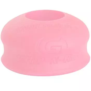 Кольцо-накладка Grip-N-Rip Knob Stacker Chalk Up Ring для бейсбольных бит, софтбольных бит. Закрывает пространство и предотвращает укусы биты.. Складывается для индивидуальной подгонки и удобства (розовый)